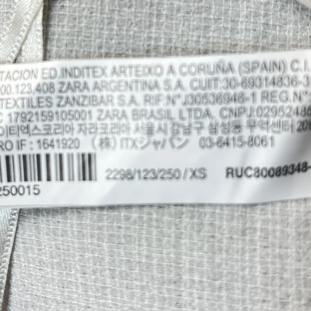 Zara Floral Lace Back Tank Top White Size XSmall - Picture 9 of 10